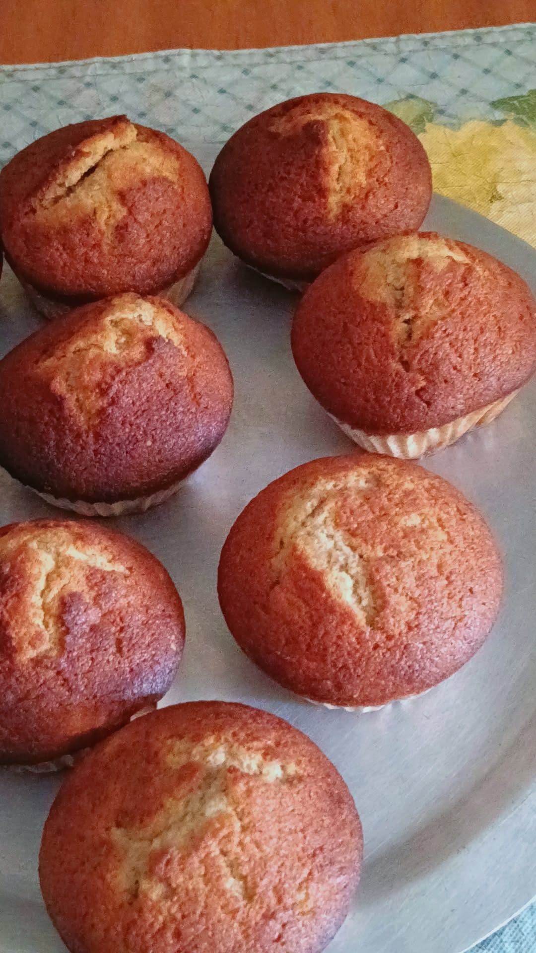 Freshly baked homemade muffins by Chef Angie